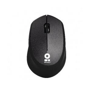 Mouse Ergonómico BRobotix Óptico 6000762, Inalámbrico, USB, 1000DPI, Negro
