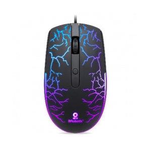 Mouse Gamer BRobotix Óptico Storm RGB, Alámbrico, USB-A, 1600DPI, Negro