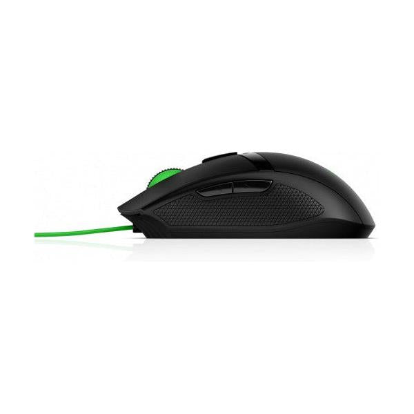 Mouse Gamer HP Óptico Pavilion Gaming 300, Alámbrico, USB-A, 5000DPI, Negro/Verde