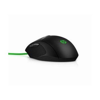 Mouse Gamer HP Óptico Pavilion Gaming 300, Alámbrico, USB-A, 5000DPI, Negro/Verde