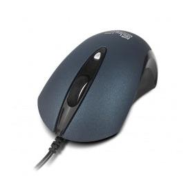 Mouse Klip Xtreme Óptico ClickQuiet, Alámbrico, USB, 1600DPI, Negro/Azul
