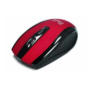 Mouse Klip Xtreme Óptico KMW-340RD, Inalámbrico, USB, 1600DPI, Rojo