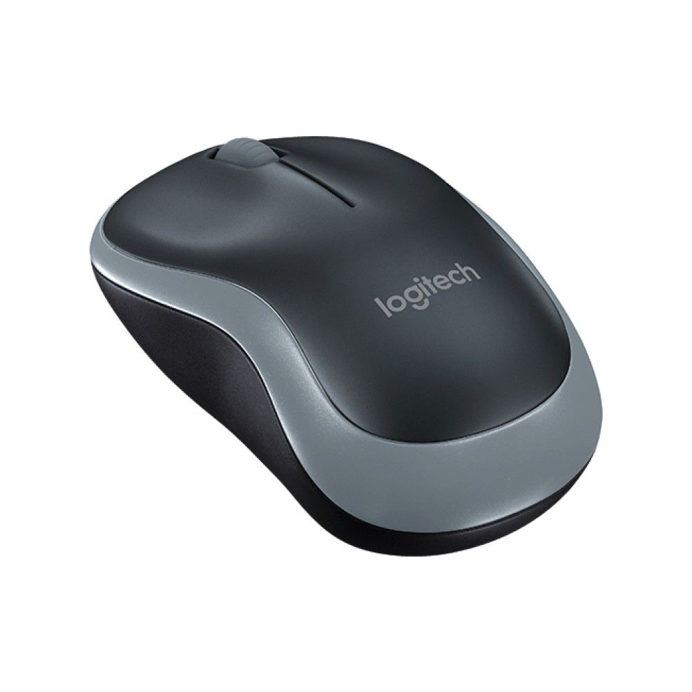 Mouse Logitech Wireless Mouse M185 Óptico 1000 DPI Inalámbrico RF 2 Botones Negro, Gris