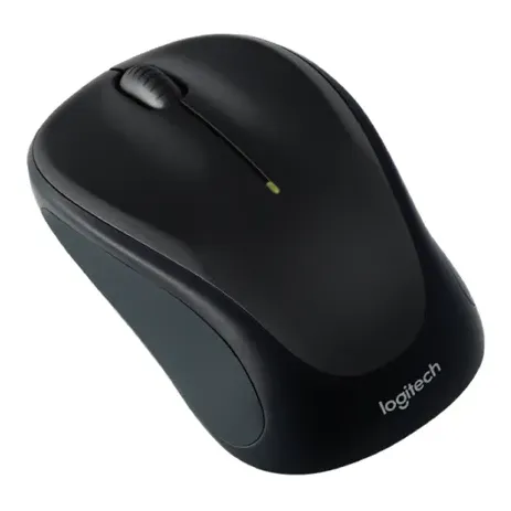 Mouse Ergonómico Logitech Óptico M317, Inalámbrico, USB, Negro