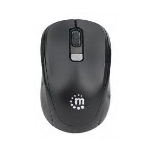 Mouse Manhattan Óptico Performance, RF Inalámbrico, 1600DPI, Negro