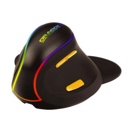 Mouse Gamer Ergonómico Nextep Óptico NE-482 RGB, Inalámbrico, Bluetooth, 2400DPI, Negro