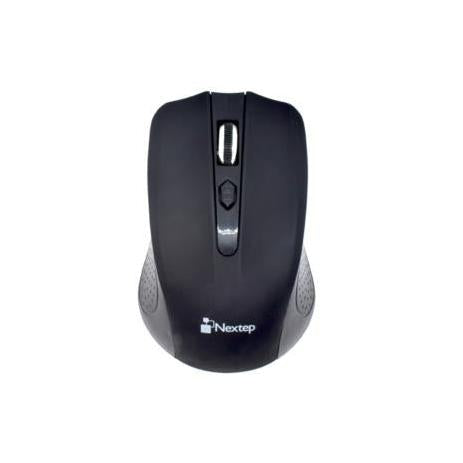 Mouse Nextep Óptico NE-410, Inalámbrico, RF, 1600DPI, Negro