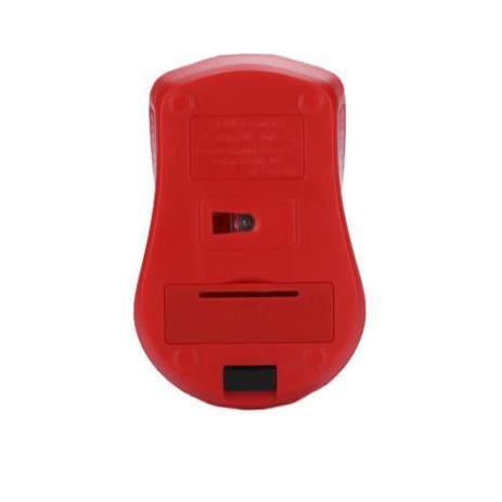 Mouse Nextep Óptico NE-411, Inalámbrico, RF, 1600DPI, Rojo