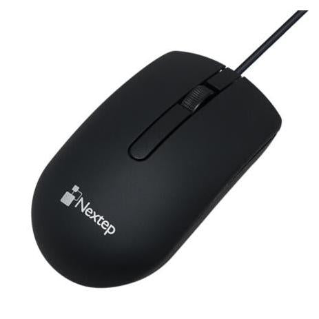 Mouse Nextep Óptico NE-414, Alámbrico, USB, 1000DPI, Negro