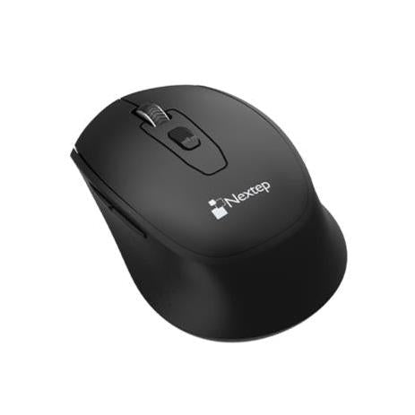 Mouse Nextep Óptico NE-410X, Inalámbrico, Bluetooth, 1600DPI, Negro