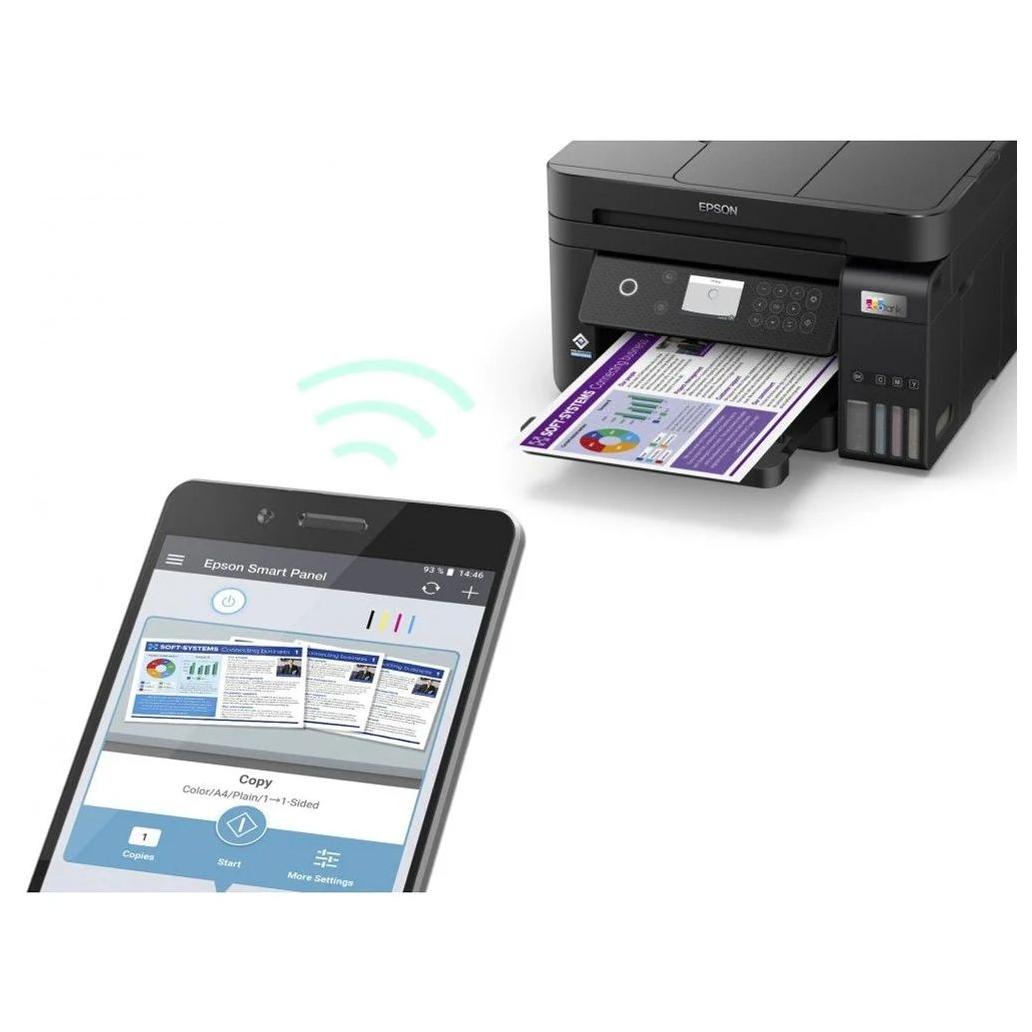 Impresora Multifuncional Epson EcoTank L6270 Color Inyección De Tinta Inalámbrica Dúplex