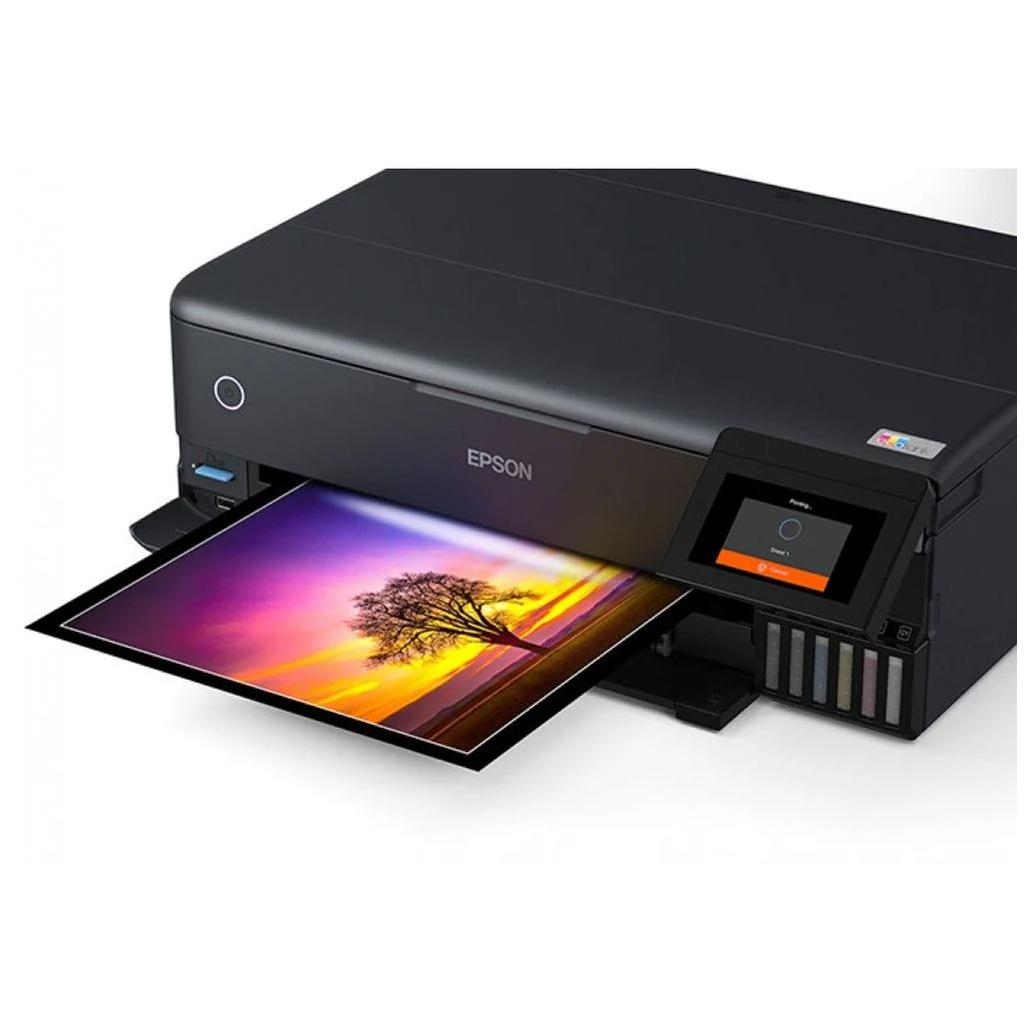 Impresora Multifuncional Epson EcoTank L8180 Color Inyección de Tinta Inalámbrico Dúplex