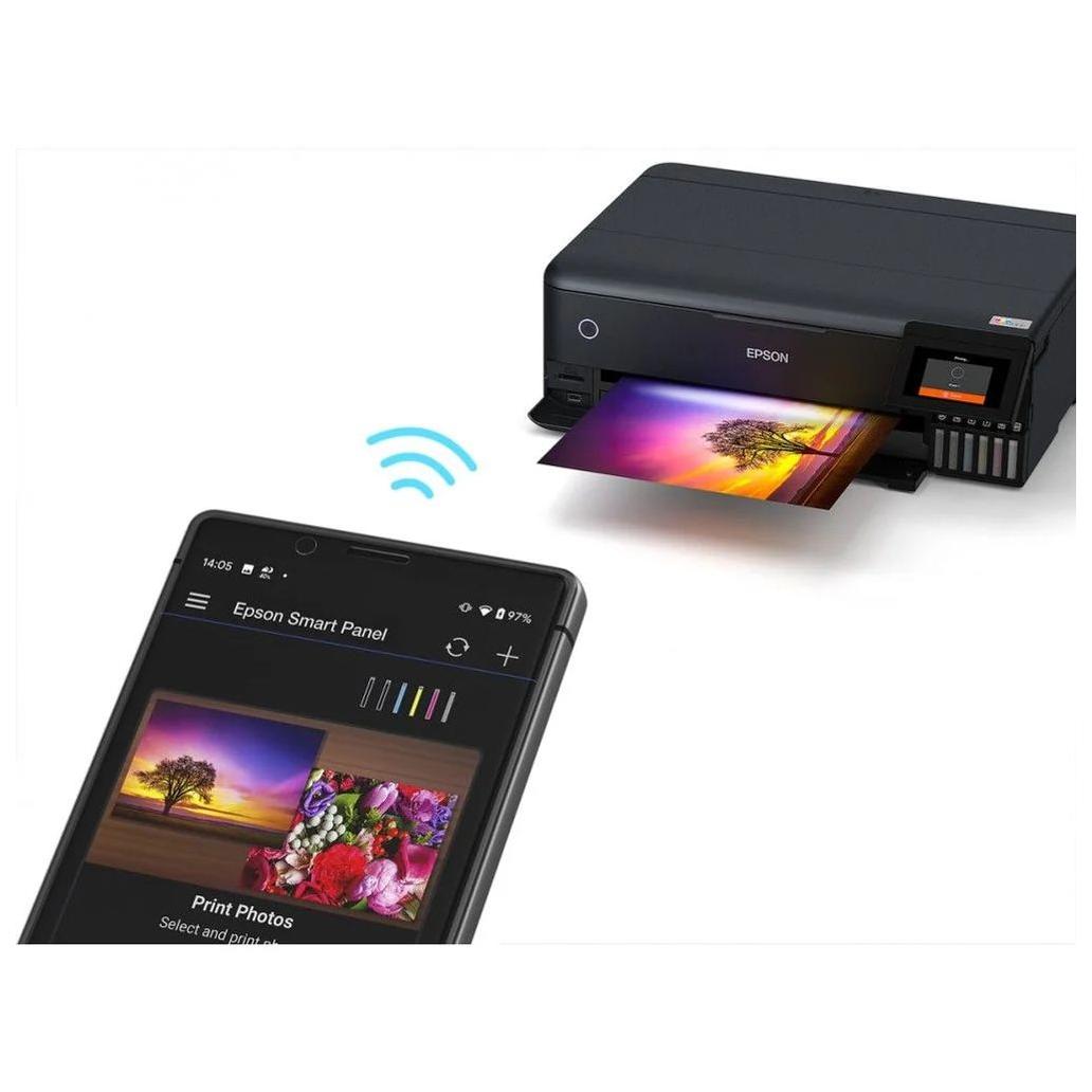 Impresora Multifuncional Epson EcoTank L8180 Color Inyección de Tinta Inalámbrico Dúplex