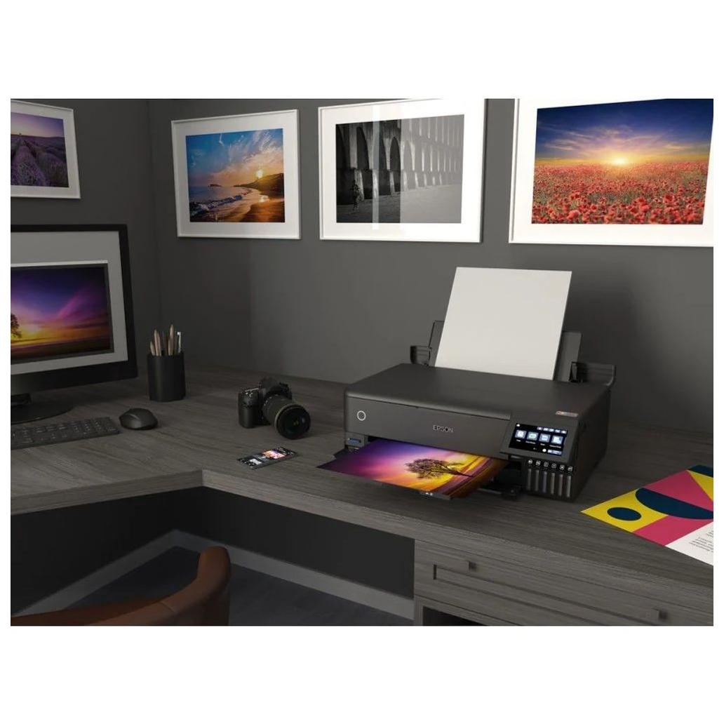 Impresora Multifuncional Epson EcoTank L8180 Color Inyección de Tinta Inalámbrico Dúplex