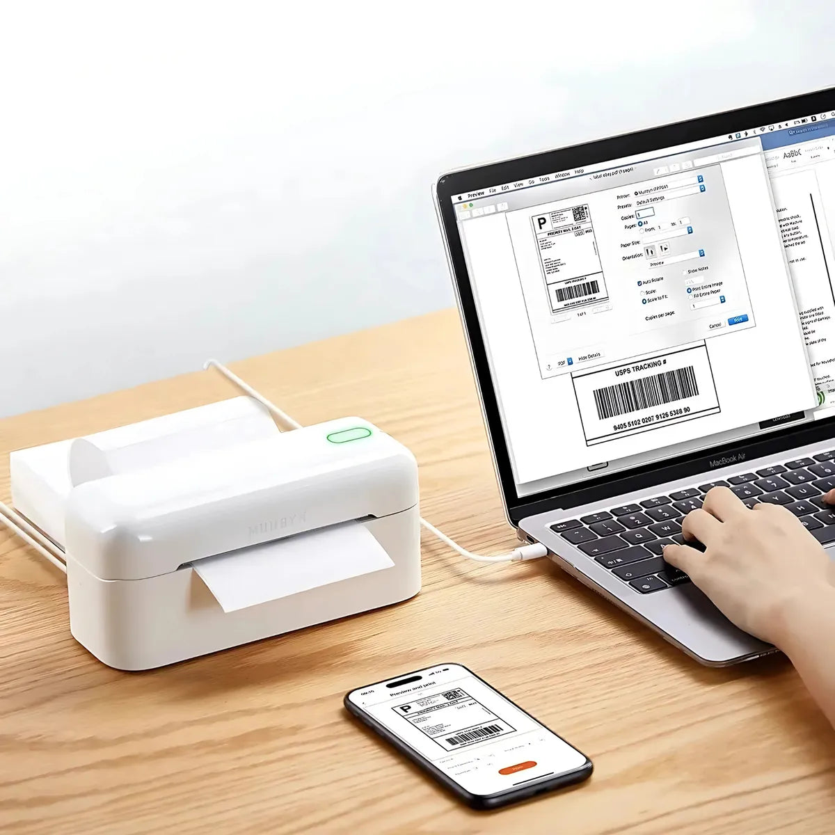 Impresora Térmica Bluetooth Munbyn Realwriter Rw402b