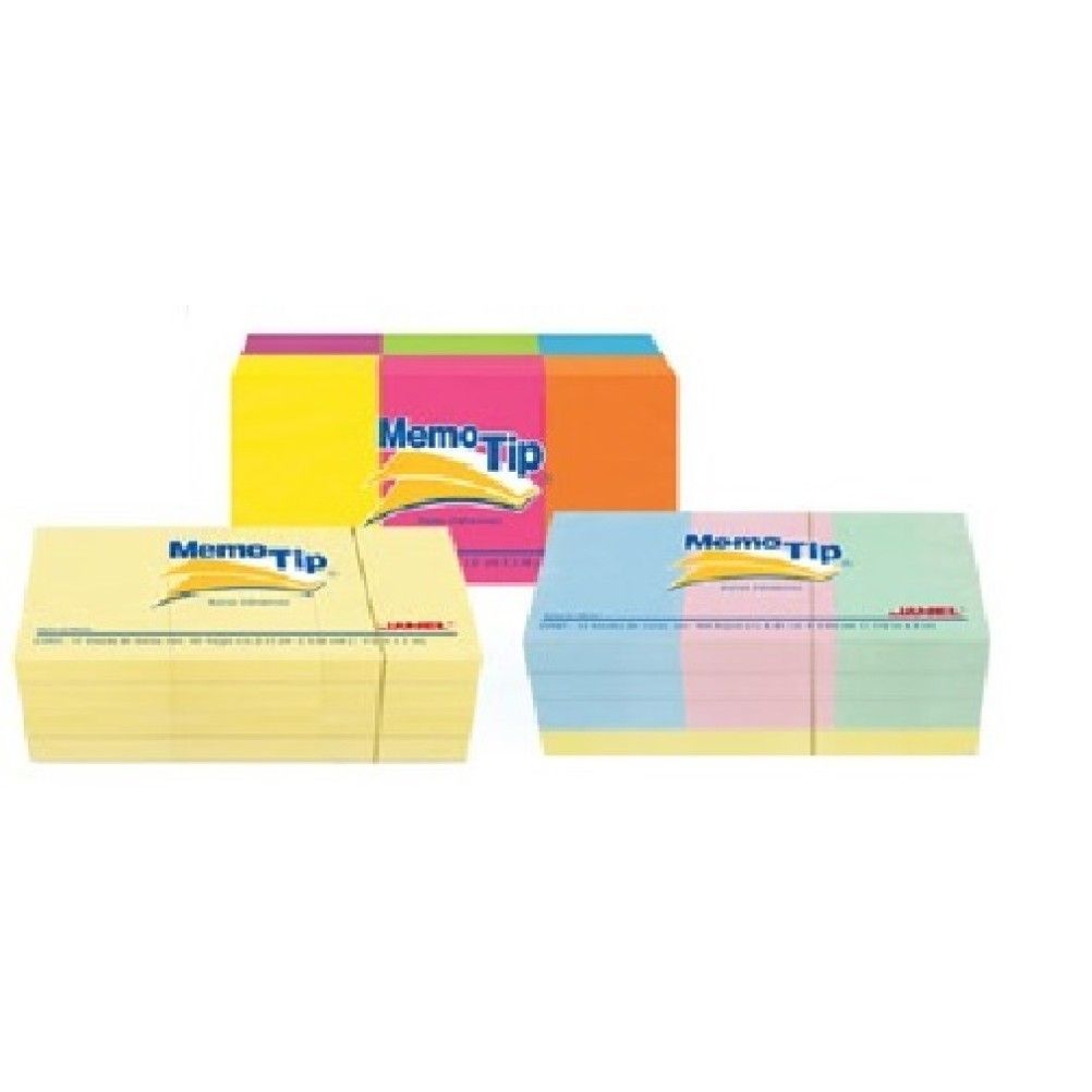 Notas Autoadhesivas Janel 6560102204 Naranja Neon Rectángulo 100 Hoja(s) Papel