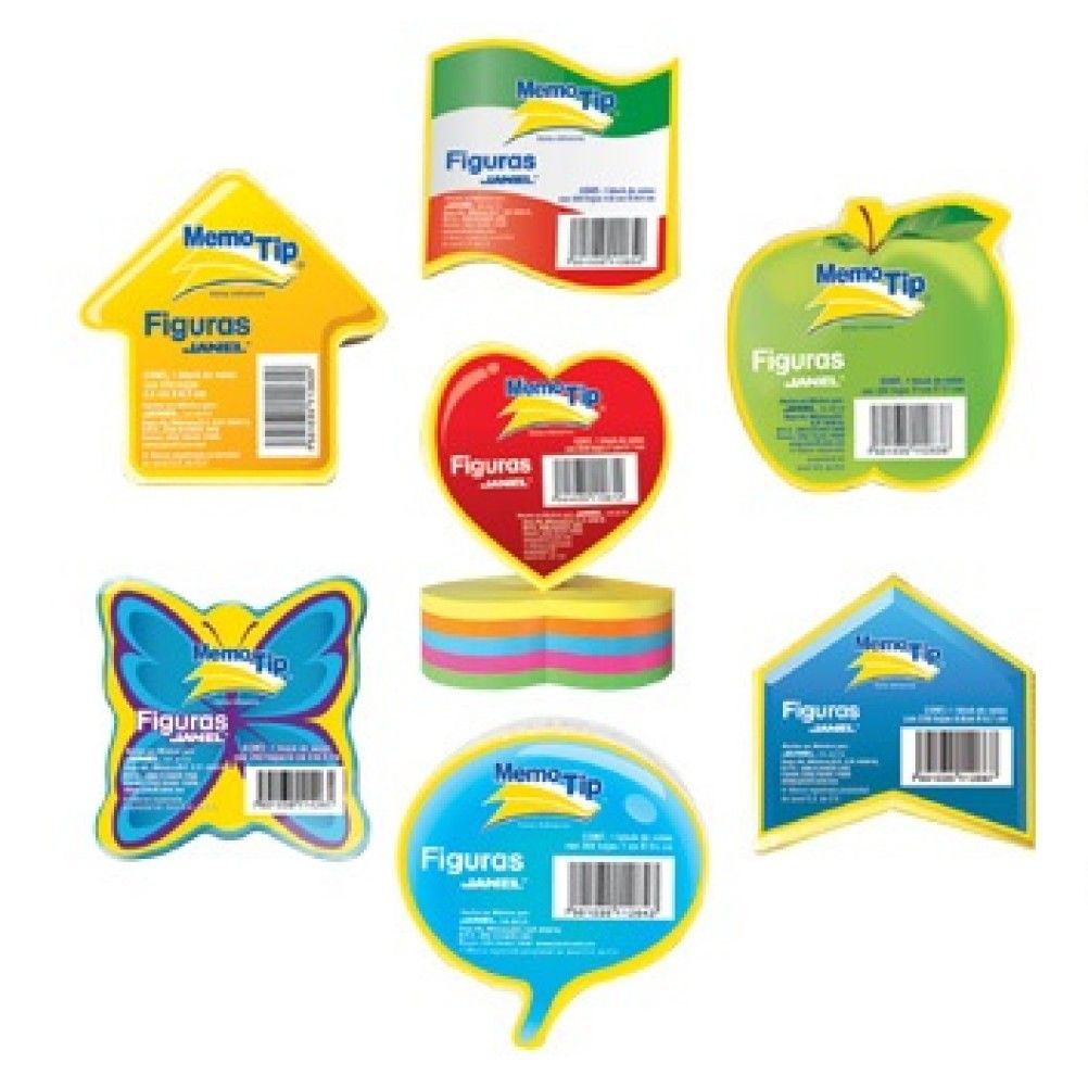 Notas Adhesivas Janel- Azul Flecha 250 Hoja(s) Papel