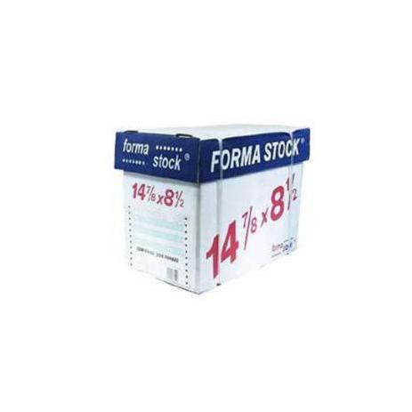 Formastock Papel Stock 3 Tantos, 3000 Hojas, 15'' x 11'', Blanco