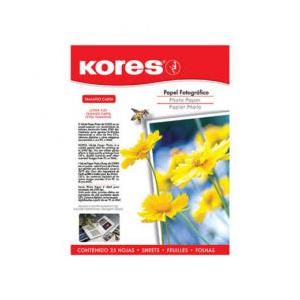 Kores Papel Fotográfico, 180g/m², Tamaño Carta, 25 Hojas