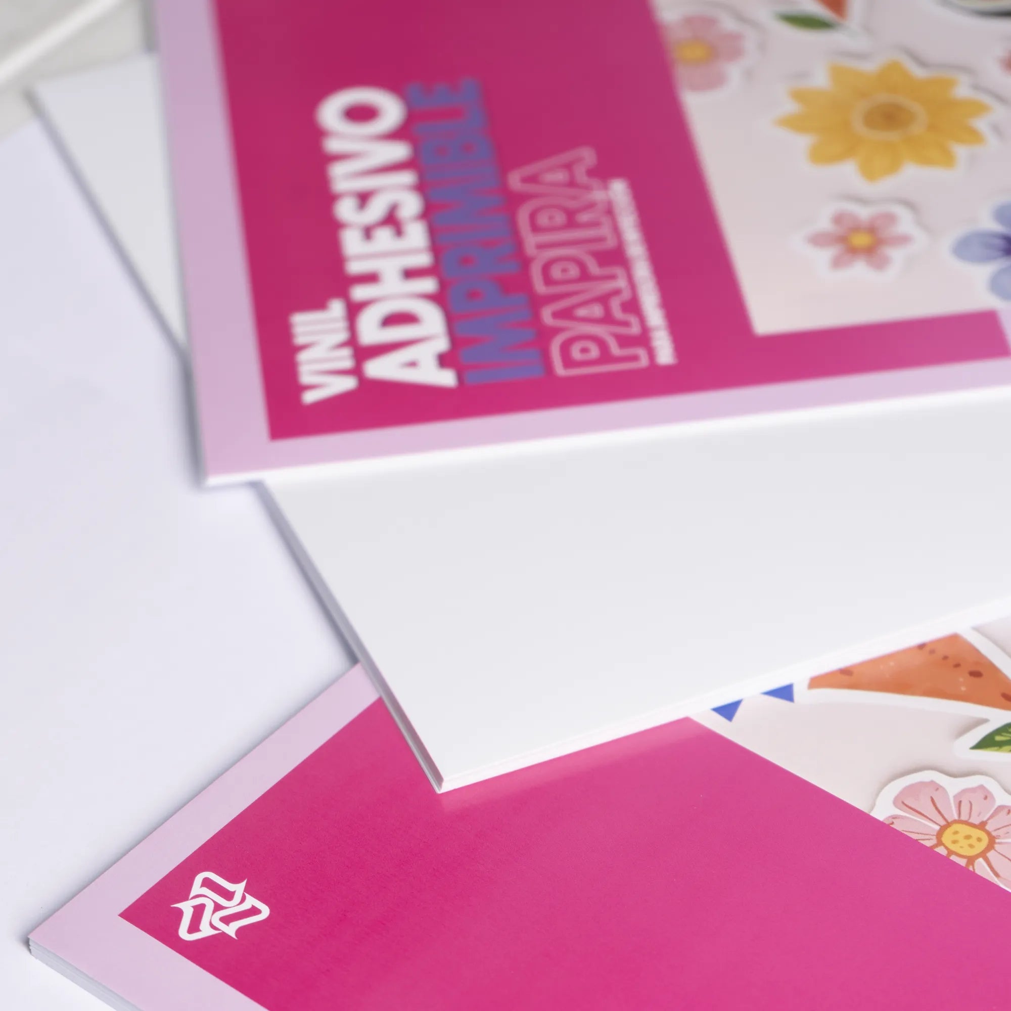 Vinil Adhesivo Imprimible Papira Blanco Glossy A4