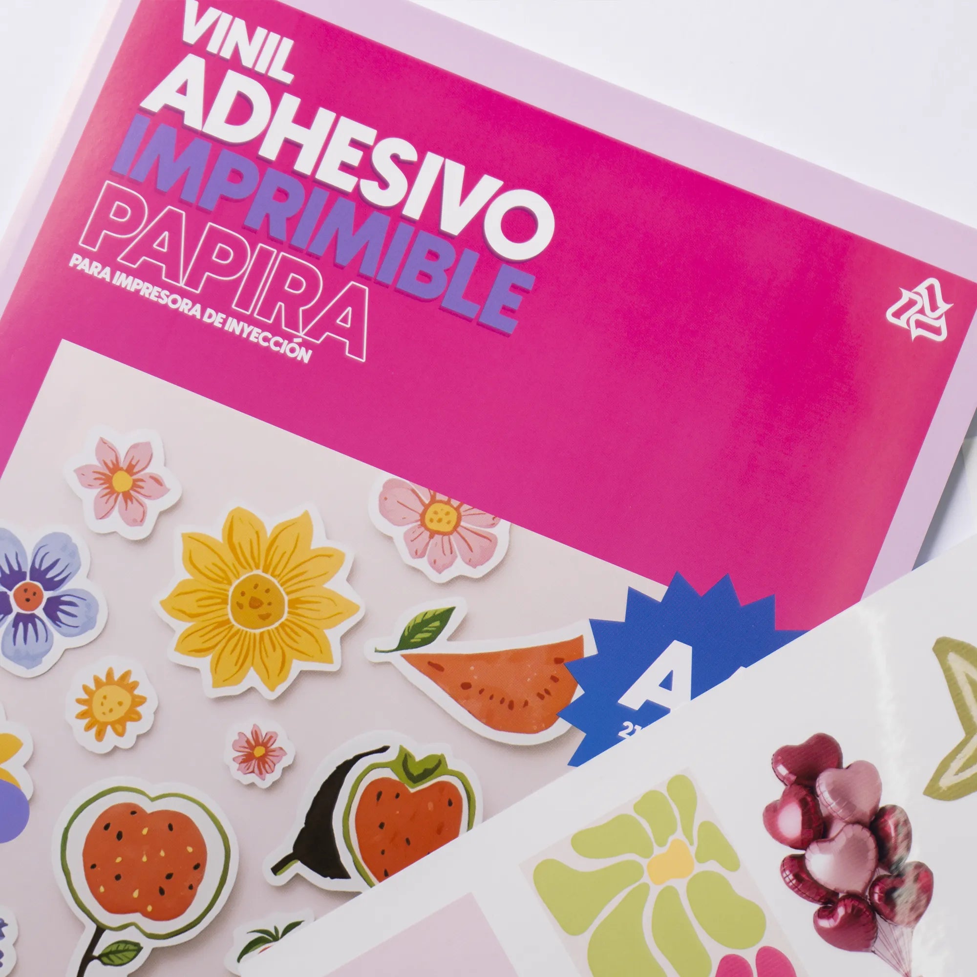 Vinil Adhesivo Imprimible Papira Blanco Glossy A4