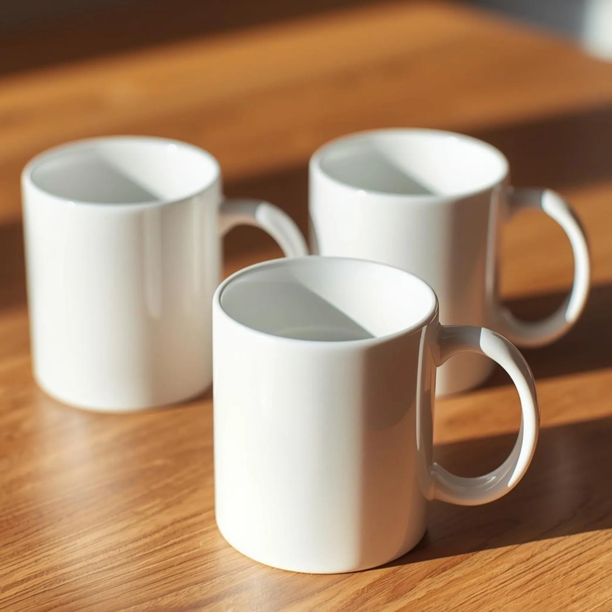 Taza Blanca Para Sublimación Papira Cerámica 11 Oz Blanco