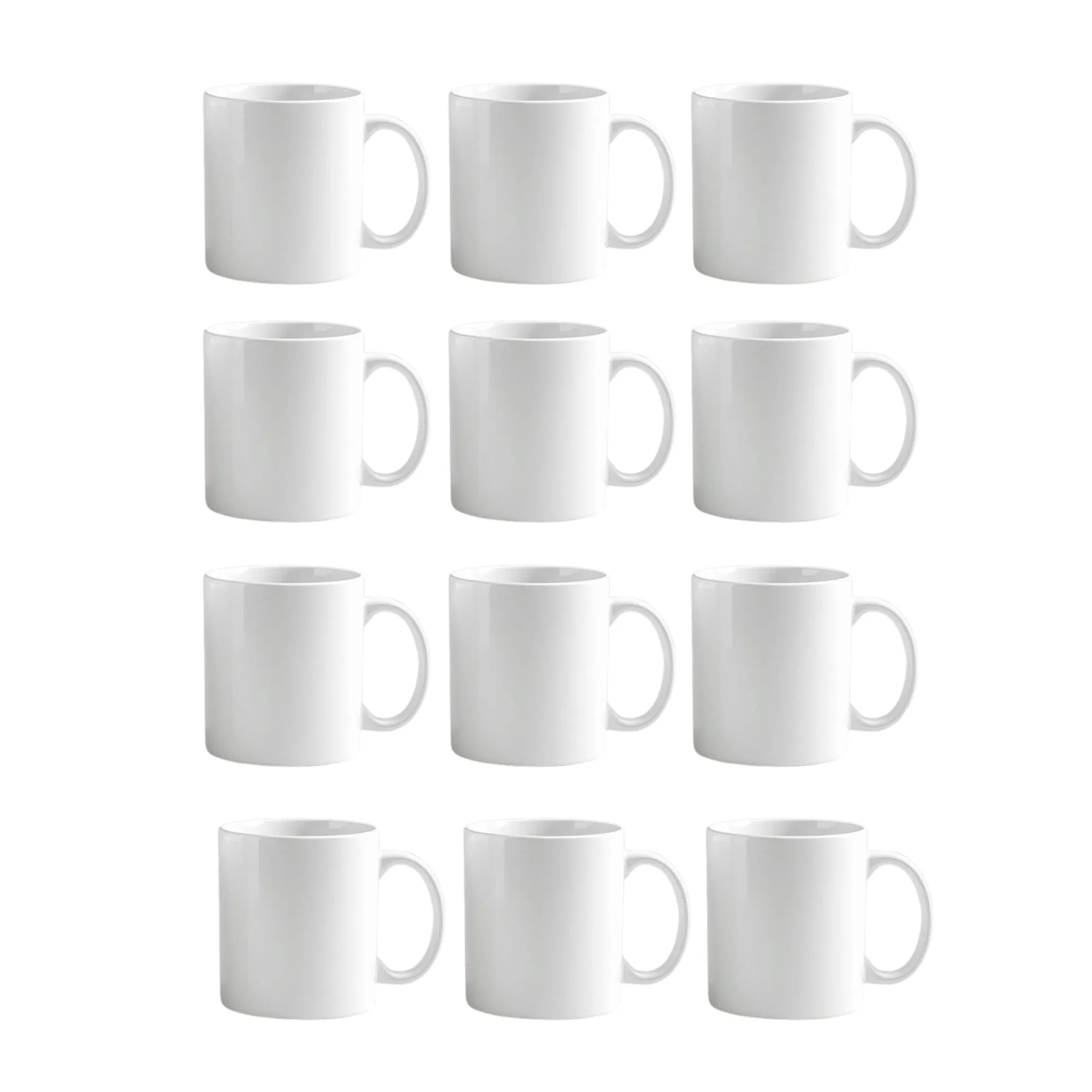 Taza Blanca Para Sublimación Papira Cerámica 11 Oz Blanco