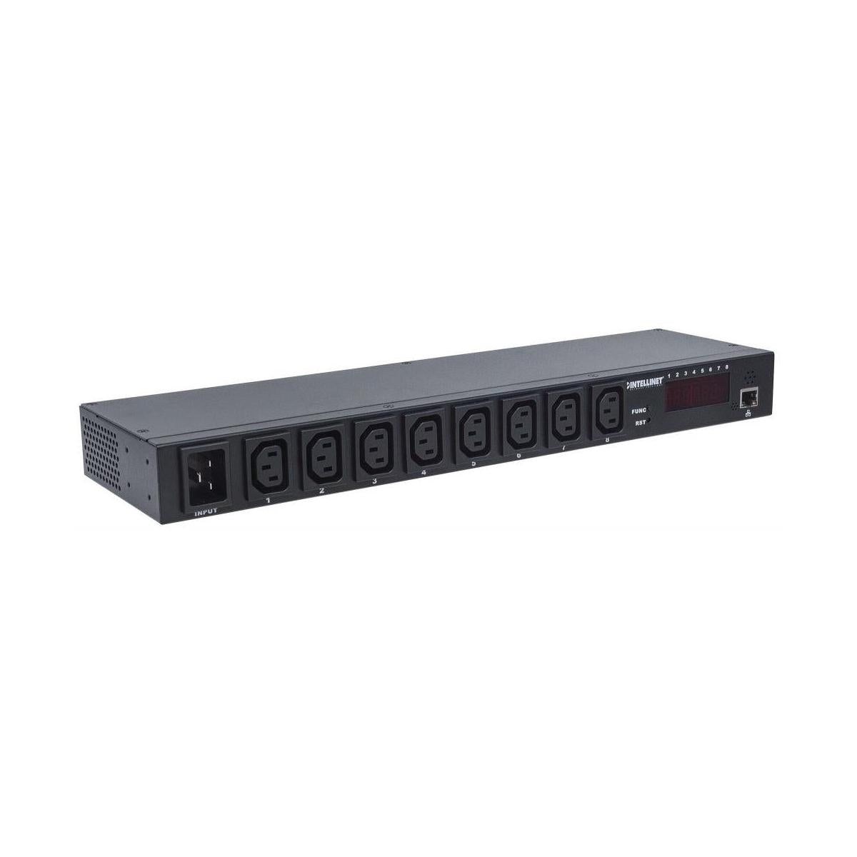 Intellinet PDU para Rack 19", 16 A, 110-240V, 8 Contactos