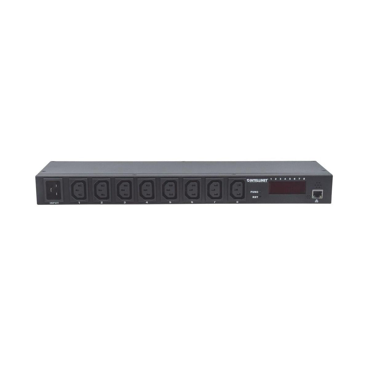 Intellinet PDU para Rack 19", 16 A, 110-240V, 8 Contactos