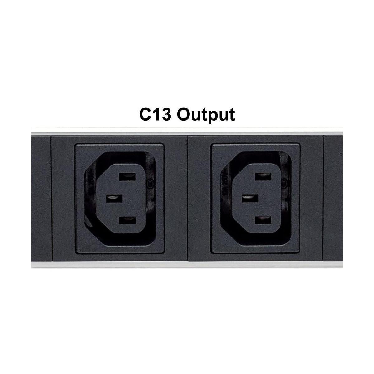 Intellinet PDU para Rack 19", 16 A, 110-240V, 8 Contactos
