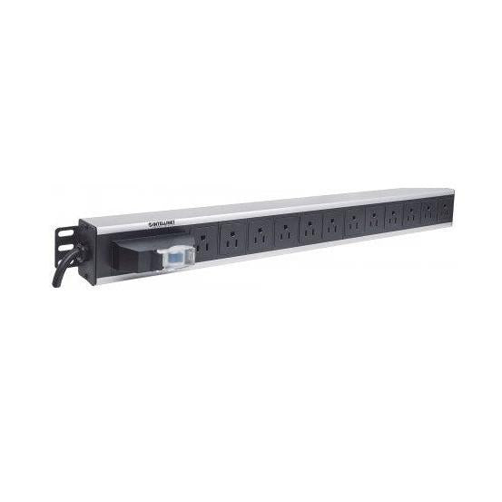 Intellinet PDU Vertical para Rack, 125V, 15A, 12 Contactos