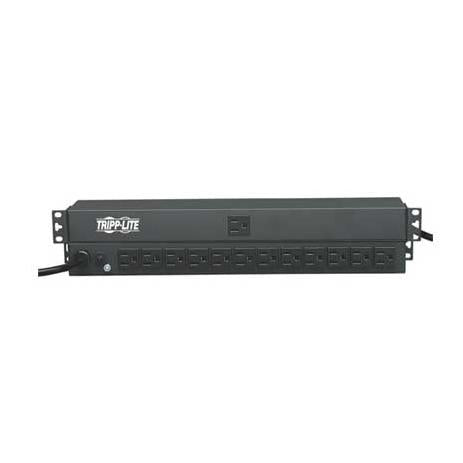 Tripp Lite by Eaton PDU Monofásico Básico, 15A 120V, para Instalación Horizontal en 1U de Rack