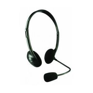 Easy Line EL-993148 Audífonos con Micrófono, Alámbrico, Negro