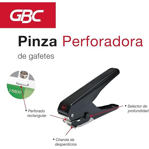 GBC Perforadora en Pinza para Gafete. MX60077