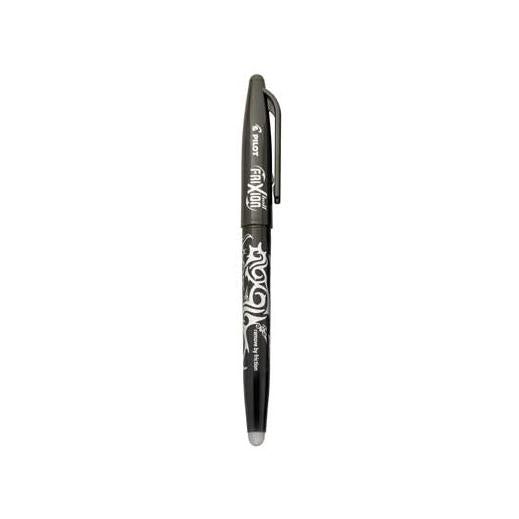 Pilot Bolígrafo de Gel Borrable FriXion, Punto Fino, Negro, 12 Piezas