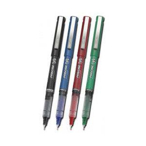 Pilot Bolígrafo Precise V5, Punto Extra Fino 0.5mm, Rojo, 12 Piezas