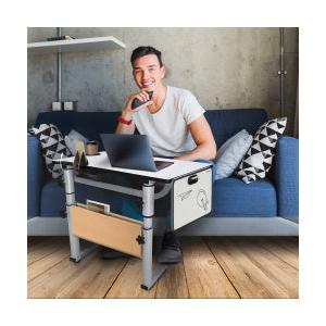 Alfra Mesa Plegable 6046, 40 x 80cm, Gris