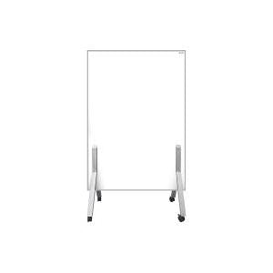 Alfra Pintarrón Móvil Doble Superficie Metálico, 150 x 110cm, Blanco
