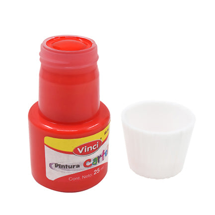 Pintura Cartel Vinci 25 ml Geranio #58 Caja c/10 piezas
