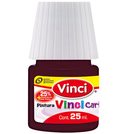Pintura Cartel Vinci 25 ml Café #57 Caja c/10 piezas