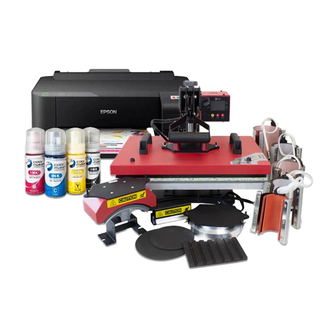 Kit Platino Color Make Plancha para Sublimar + Impresora