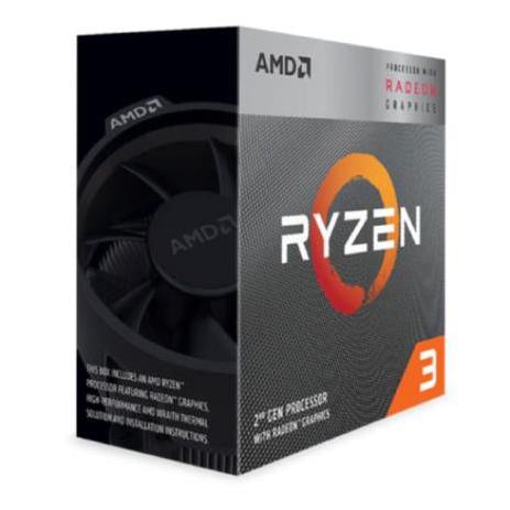 Procesador AMD Ryzen 3 3200G con Gráficos Radeon Vega 8, S-AM4, 3.60GHz, Quad-Core, 4MB L3, con Disipador Wraith Stealth