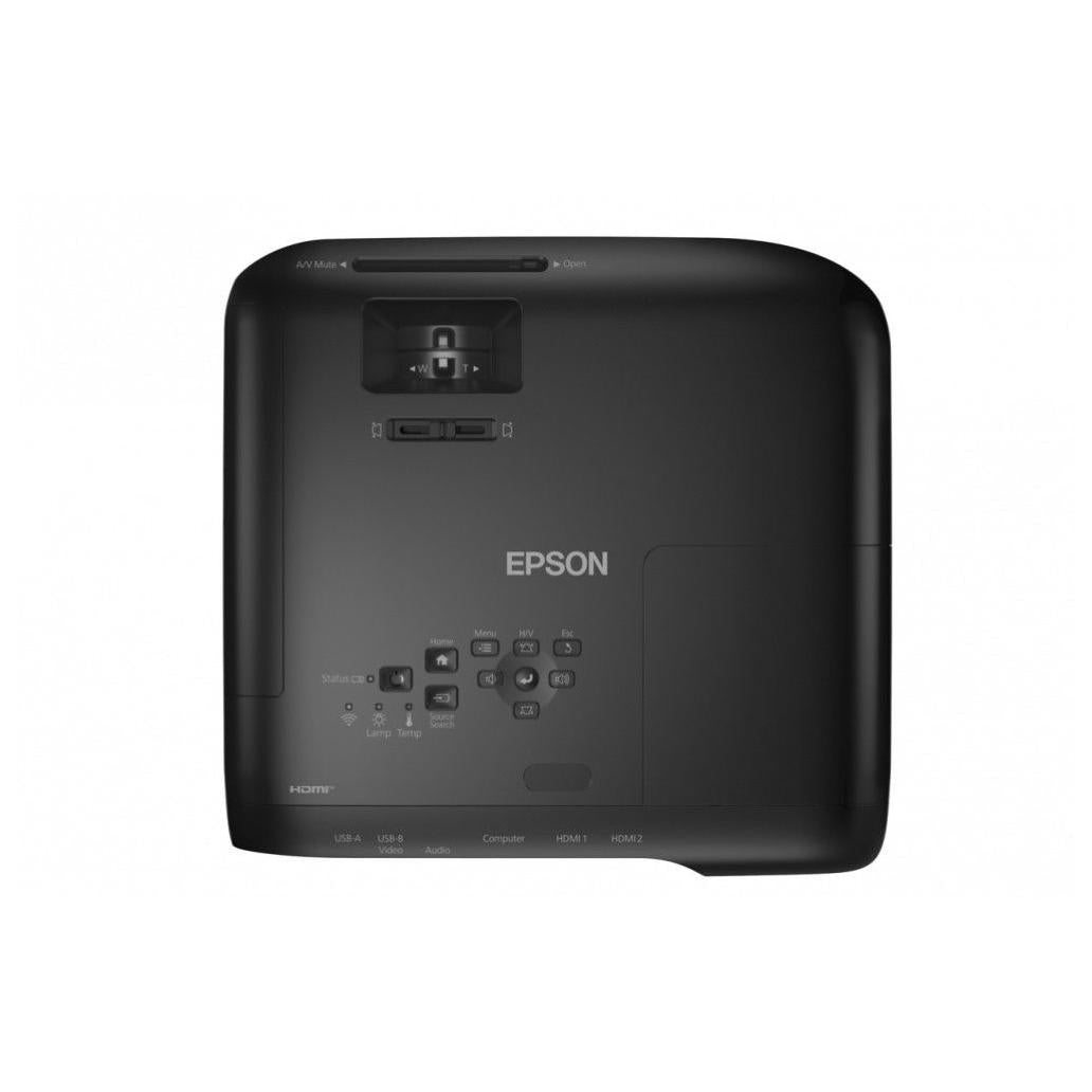 PROYECTOR PORTÁTIL EPSON POWERLITE FH52+ 3LCD, 1920 X 1080, 4000 LÚMENES, INALÁMBRICO, NEGRO V11H978021