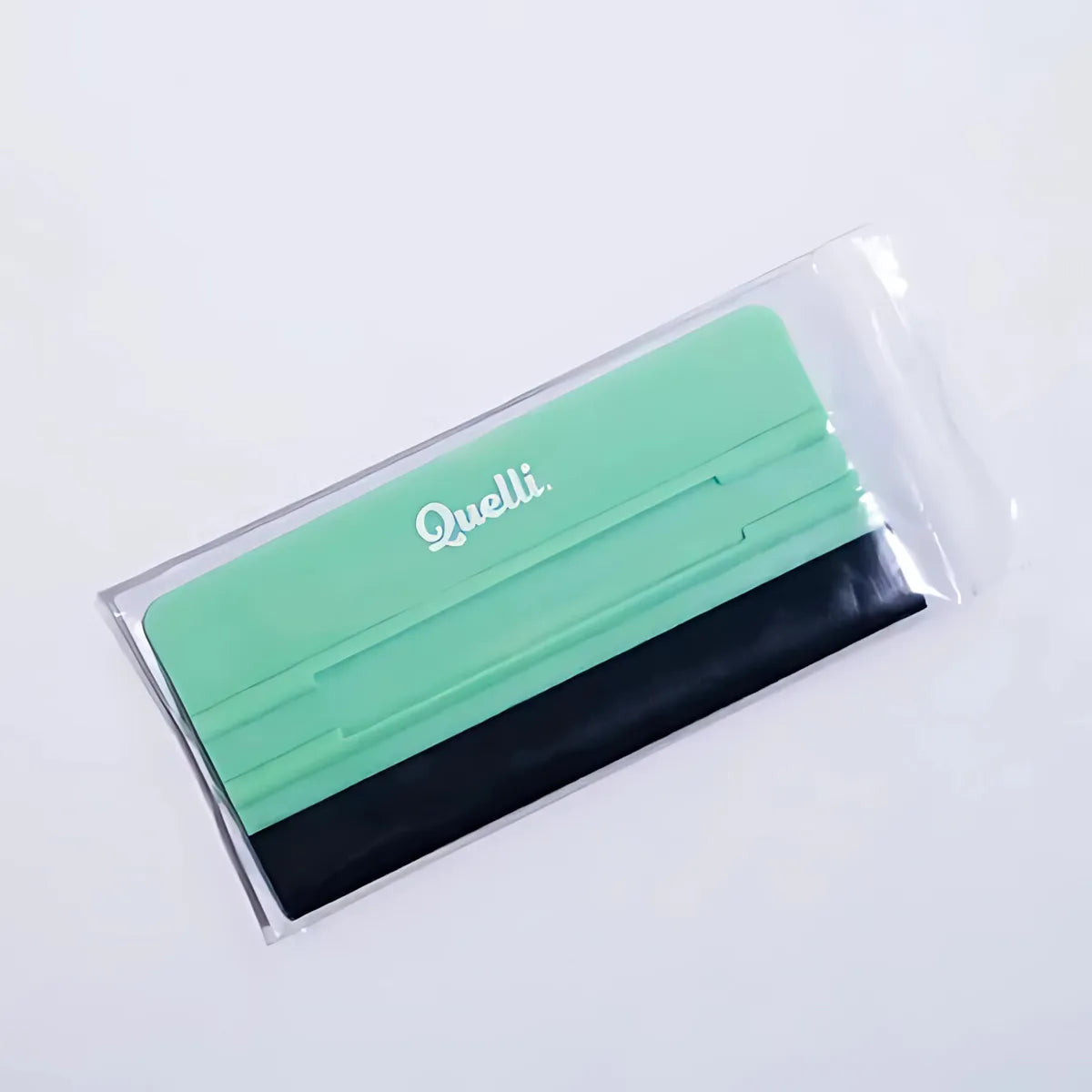 Espátula Pleca Squeegee Afelpado Color Menta 15x7.5cm Quelli