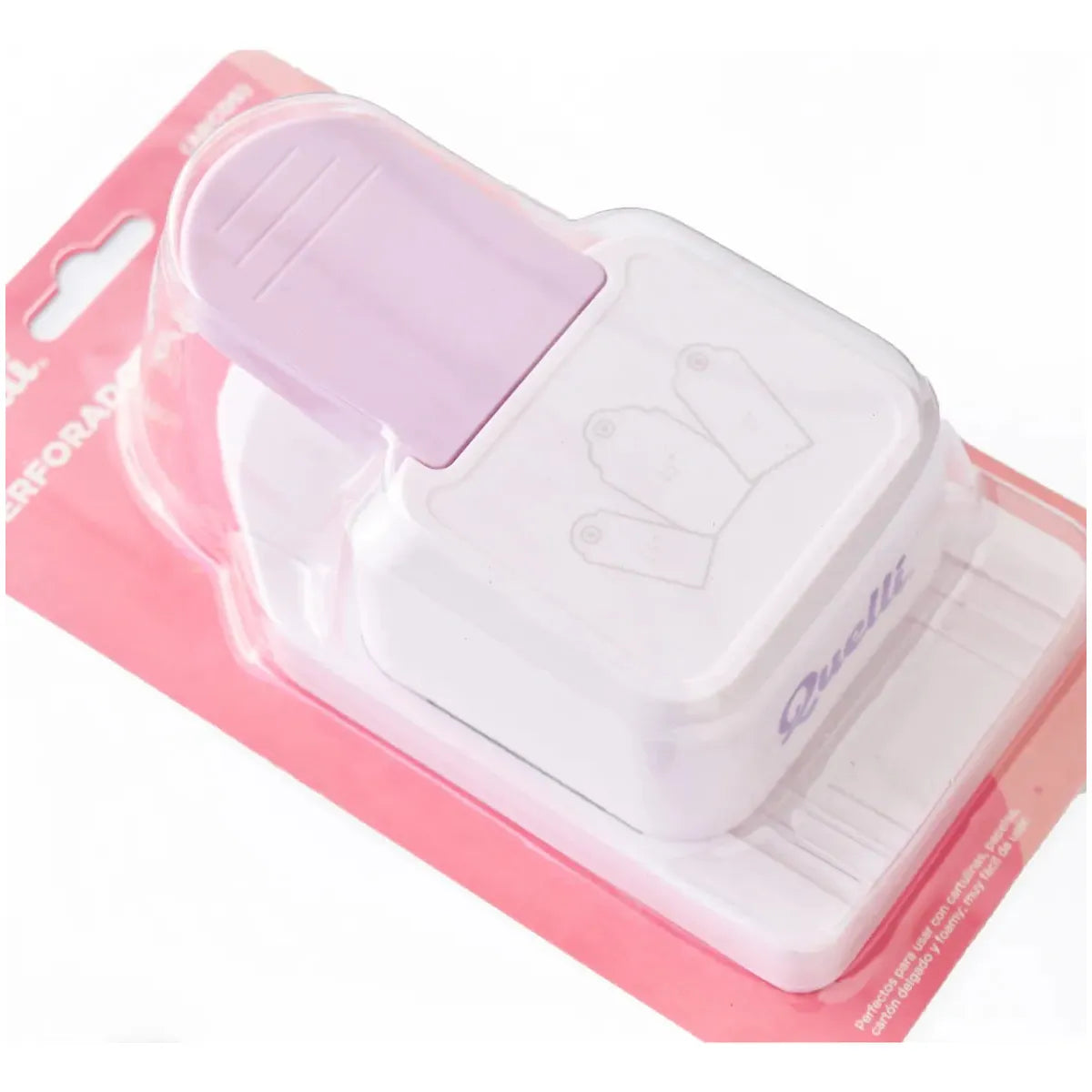 Perforador De Etiquetas Arcos Quelli Lila 1 Pieza