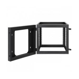 Manhattan Rack Abierto 19'' para Montaje en Pared, hasta 40KG, 9U, Negro