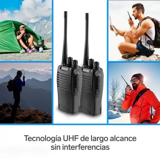 Kit de 2 radios intercomunicadores