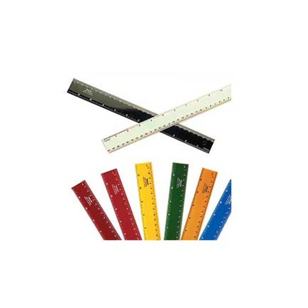 Regla Baco R-5030 30cm Plastico Poliestireno Color Negro