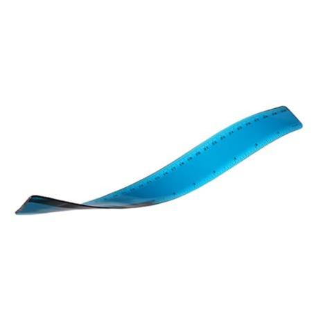 Regla Barrilito FLEX30 30cm Plastico Azul
