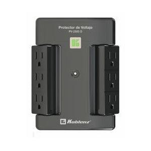 Regulador Protector de Voltaje Koblenz PV-2500 D, 2000W, 2500VA, 6 Salidas